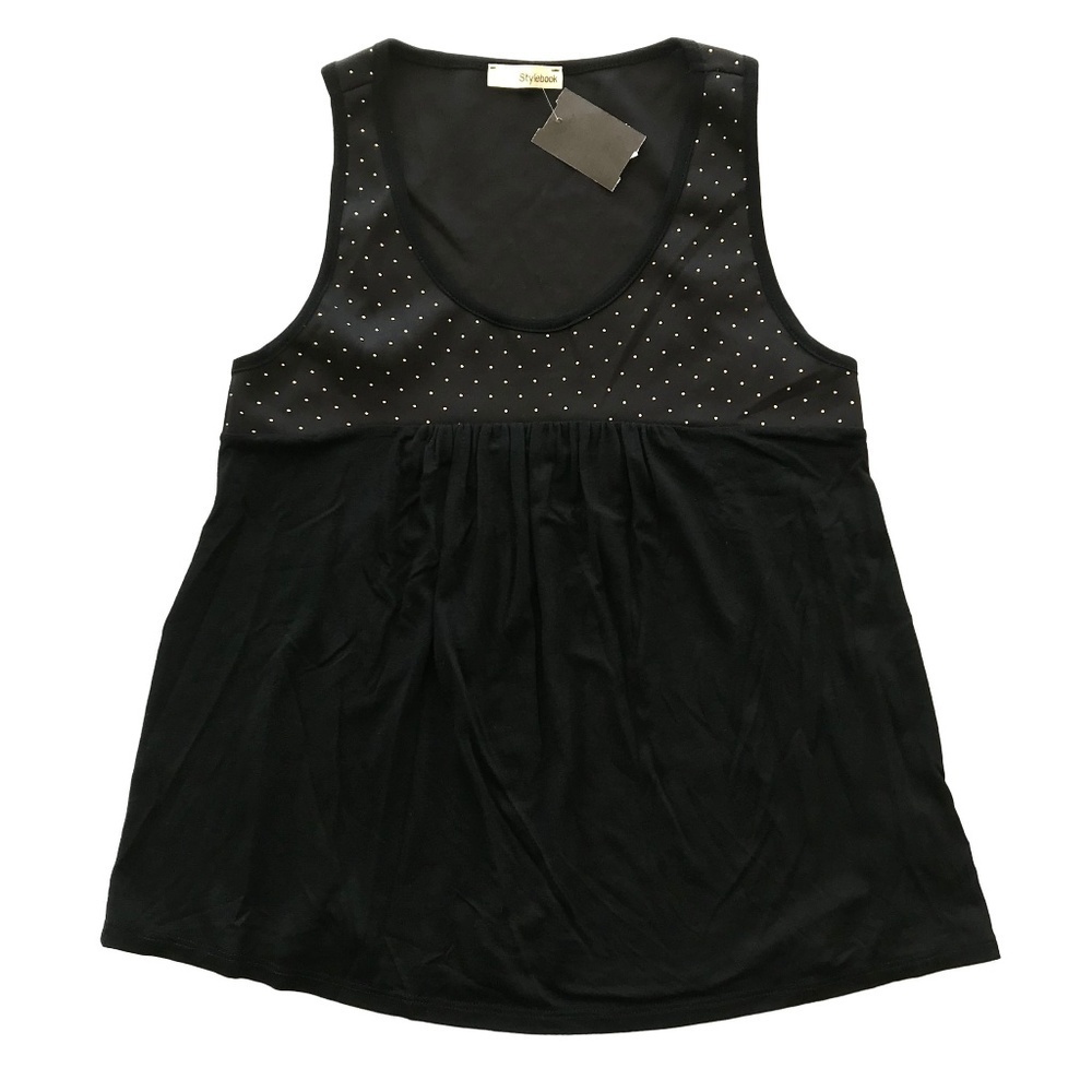 💙 5 for $25 - Black Flowy Tank Top